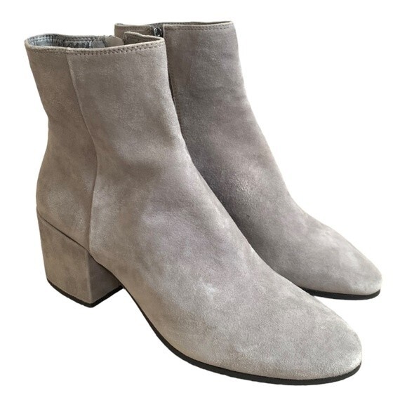 Dolce Vita | Maude Zippered Boots Ankle Mid Heel Boot Booties 9 - Picture 3 of 11